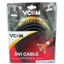 Vcom 3M Dvi-D To Dvi-D Cable Male To Male CG441D 3M