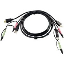 ATEN 2L-7D02UH - Videokaapeli / USB / ääni - USB …