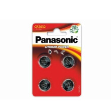 Panasonic Lithium Pack Of 4 Coin Cell Cr2032 Batteries PANACR2032-B4