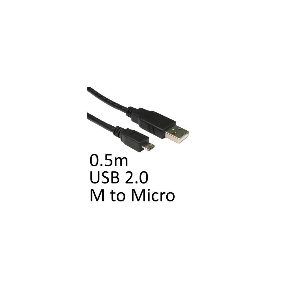 Micro Usb To Usb Port Android Smartphone Connection Cable 26-2944 Black 5055781239540