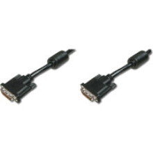 MicroConnect MONCC2F DVI-D 24+1-pin w. Ferrit. M-M MONCC2F
