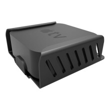 Kit de montagem para Apple TV - Suporte protetor - Jet Black - Alumínio de alta qualidade