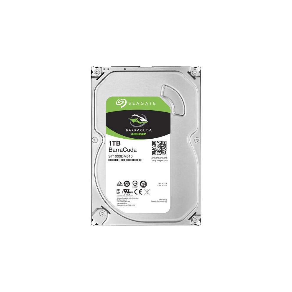 Seagate St1000dm010 Barracuda Hard Drive 1 Tb Internal 3.5" Sata 6Gb/S 720 St1000dm010 3660619402182