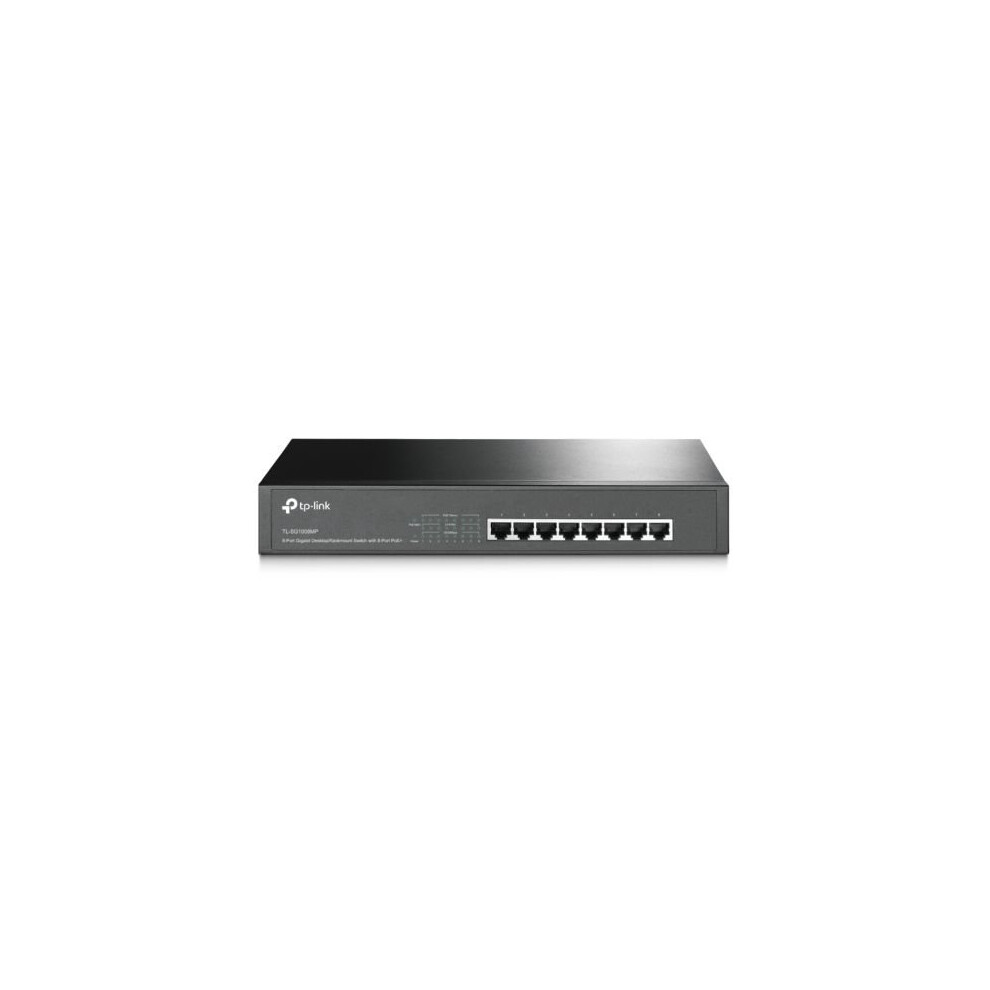 Tp-Link Tl-Sg1008mp 8-Port Gigabit Unmanaged Desktop/Rackmount Switch 8-Por Tl-Sg1008mp
