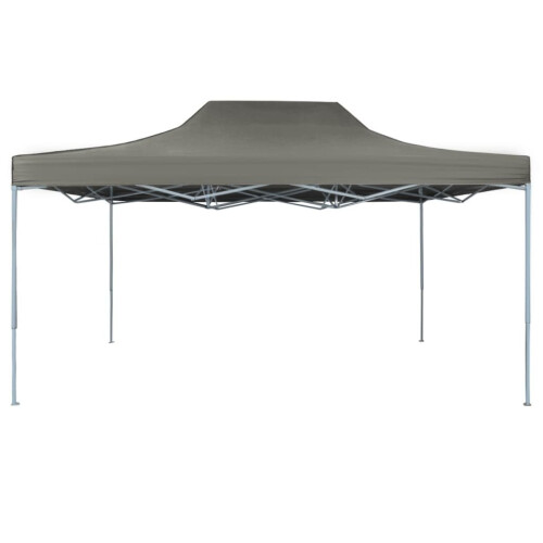 VidaXL vidaXL Foldable Anthracite 3 x 4.5m Pop-Up Gazebo 1