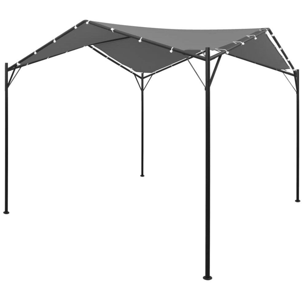 vidaXL Gazebo 4x4m Anthracite Outdoor Garden Pavilion Canopy Shelter Tent