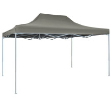 vidaXL Foldable Anthracite 3 x 4.5m Pop-Up Gazebo