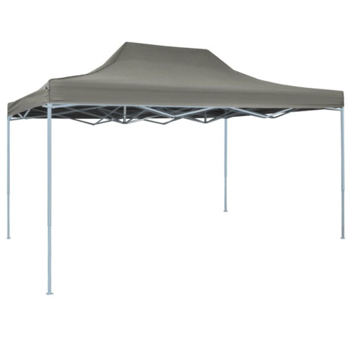 VidaXL vidaXL Foldable Anthracite 3 x 4.5m Pop-Up Gazebo