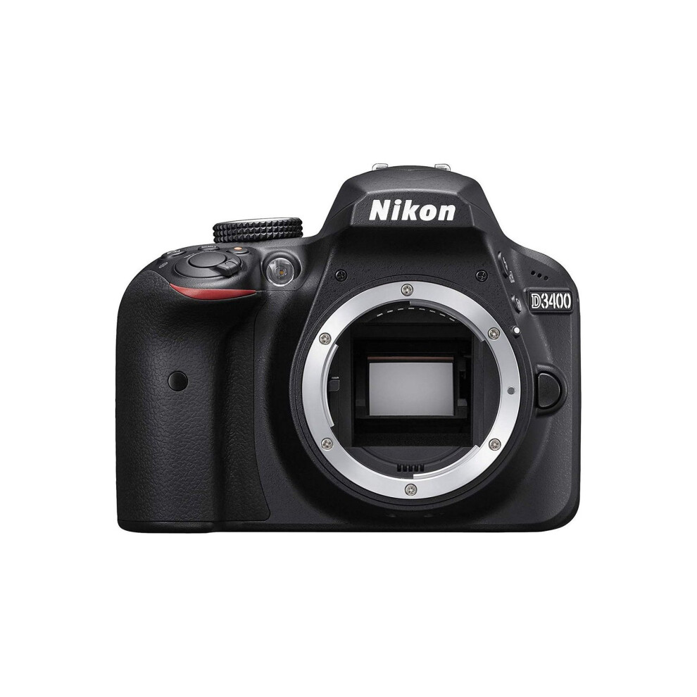 Nikon D3400 24MP DSLR Camera Body Only - Black