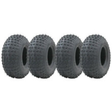 145/70-6 knobby ATV tyre Quad trailer wheels 75kg Wanda set of 4