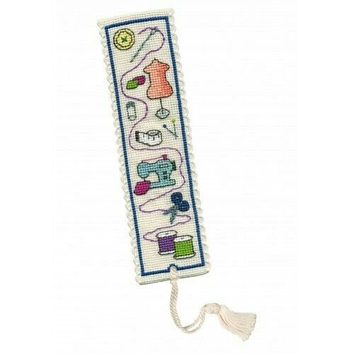 Sewing Themed Bookmark Counted Cross Stitch Kit