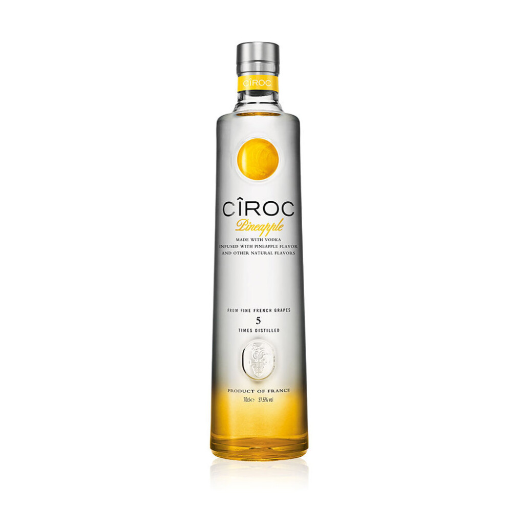 Ciroc Pineapple Flavoured Vodka, 70 Cl