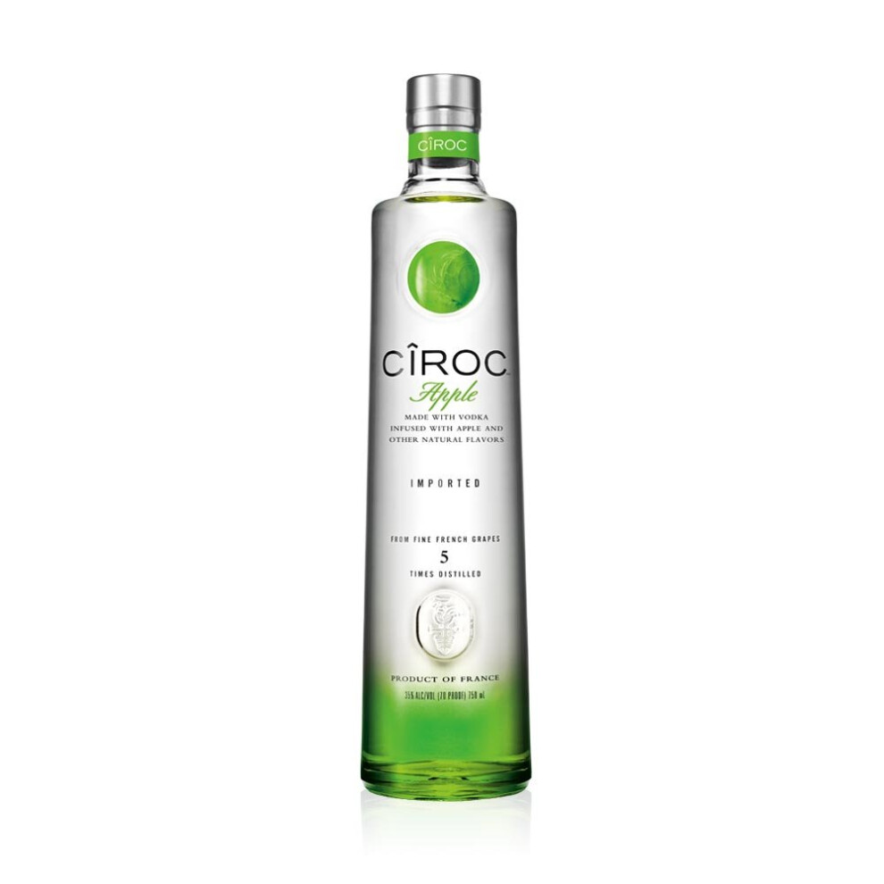 CÃROC Green Apple Vodka, 70 cl