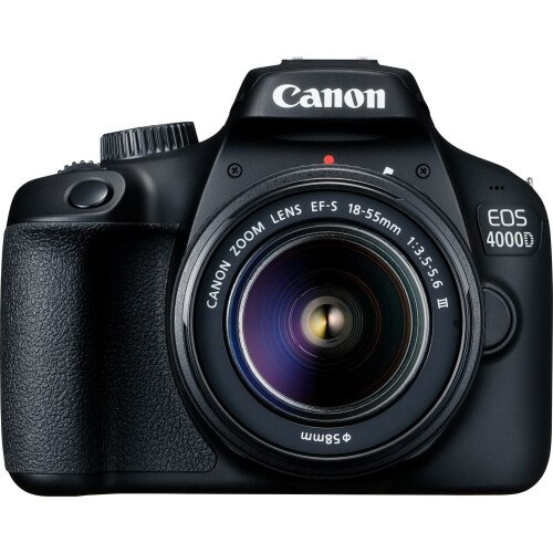 Canon Canon EOS 4000D DSLR-Kamera &amp; EF-S 18-55MM Objektiv