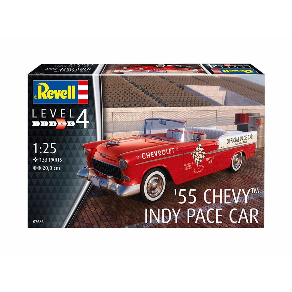 RV07686 - Revell 1:25 - 1955 Chevy Indy Pace Car