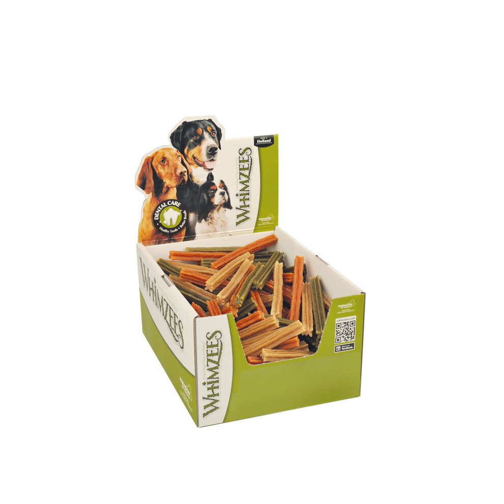 Whimzees Natural Dental Sticks Chew Dog Treats Stix, X Large Box Of 30