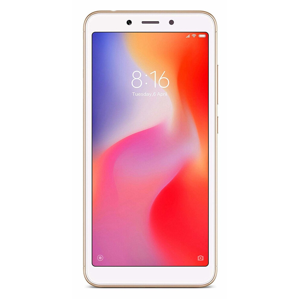 (Gold) Xiaomi Redmi 6A Single Sim | 32GB | 2GB RAM