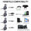 PS4 Headset, ONIKUMA Gaming headset for PS4 Xbox One PC Headphones 4