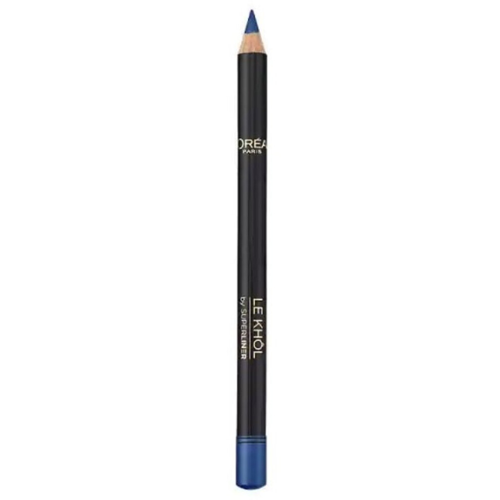 (107 Deep Sea Blue) L'Oreal Super Liner Le Khol Eye Superliner Intensity Precise Deep Sea Blue #107-image-OPC-PYNC58-NEW