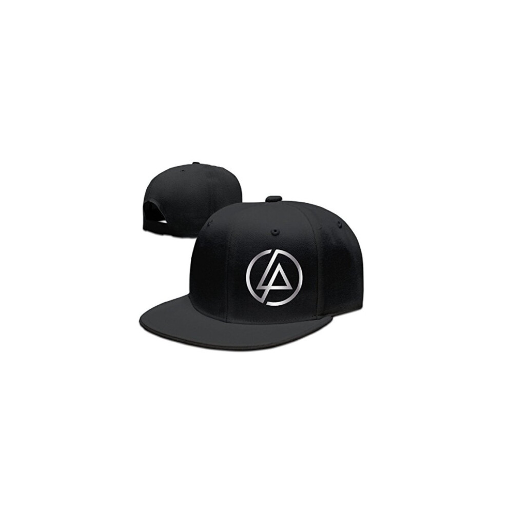 Linkin Park Rock Band Platinum Logo Baseball Snapback Hat Black