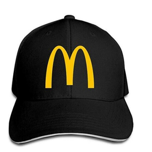 Unisex Mcdonalds Logo Adjustable Snapback Baseball Cap RoyalBlue