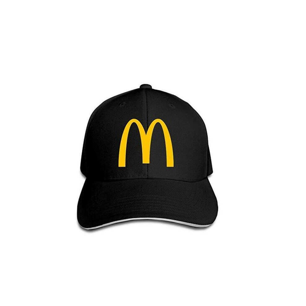 Unisex Mcdonalds Logo Adjustable Snapback Baseball Cap RoyalBlue