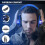 Gaming headset for Xbox One PS4 PC,USB Headphones with Mic LED 4