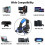 Gaming headset for Xbox One PS4 PC,USB Headphones with Mic LED 3