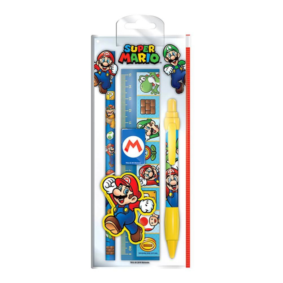 Super Mario Stationery Set with Case