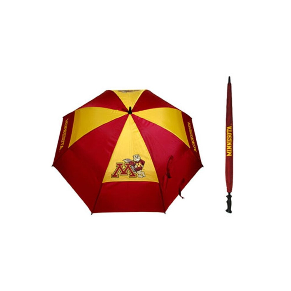 Team Golf 24369 University of Minnesota 62 in. Double Canopy Umbrella-image-OPC-PYNQMN-NEW