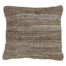 Saro Lifestyle 2891.BG18S Chindi Design Down Filled Throw Pillow, Blue & Grey