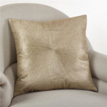Saro Lifestyle 606.GL20S 20 in. Square Starburst Down Filled Throw Pillow, Gold