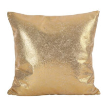 Saro Lifestyle 1793.GL20S 20 in. Square Shimmering Metallic Design Down Filled Throw Pillow, Gold