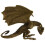 Game of Thrones Noble Collection Game of Thrones - Rhaegal Drakonskulptur 1