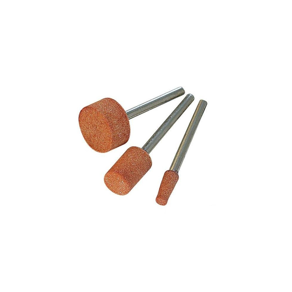 Silverline Rotary Tool Grinding Stone Set 3pce 9, 10 & 15mm Dia -  grinding set tool silverline 10 rotary stone 282582 15mm 9 wheel 3pce circular