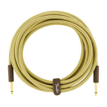 Cavo per strumenti Fender Deluxe Series StraightStraight Tweed 15 piedi