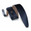 Levys M4-BLK 3.5 inch Leather Bass Guitar Strap, Black 2