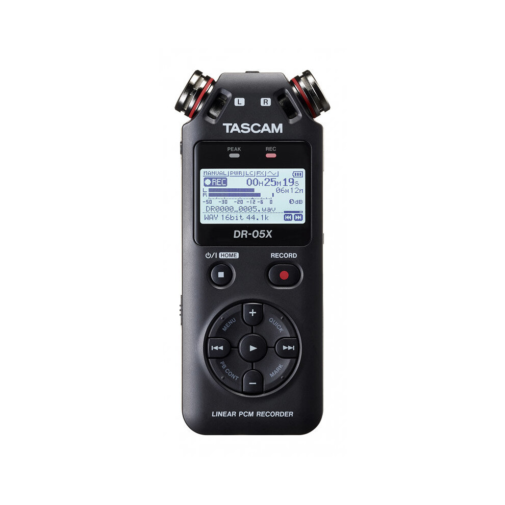 Tascam DR-05X Stereo Handheld Digital Audio Recorder and USB Audio Interface