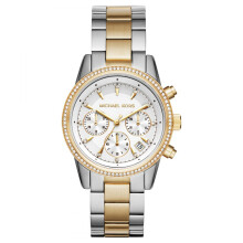 Michael Kors Ritz Chronograf Tvåton Rostfritt Stål Damklocka MK6474