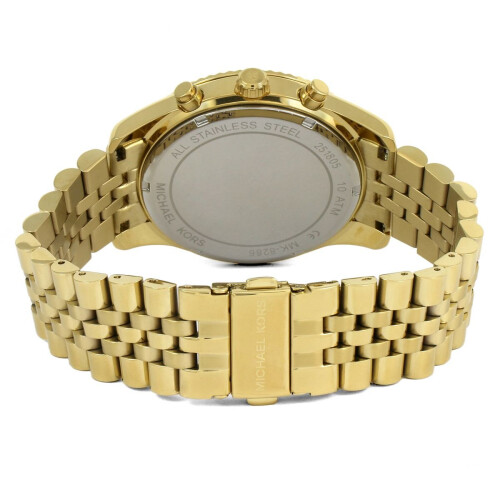 Michael Kors Ανδρικό ρολόι Michael Kors Lexington Χρονογράφος με χρυσό βραχιόλι MK8286 2