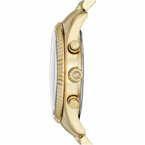 Michael Kors Ανδρικό ρολόι Michael Kors Lexington Χρονογράφος με χρυσό βραχιόλι MK8286 1