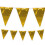 Giant Gold Bunting Pennant Flags 10m Long Garden Party Birthday Decoration 1