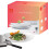 Bormioli Rocco Prometeo Opal Glass 18pc Tableware Plates Set 1