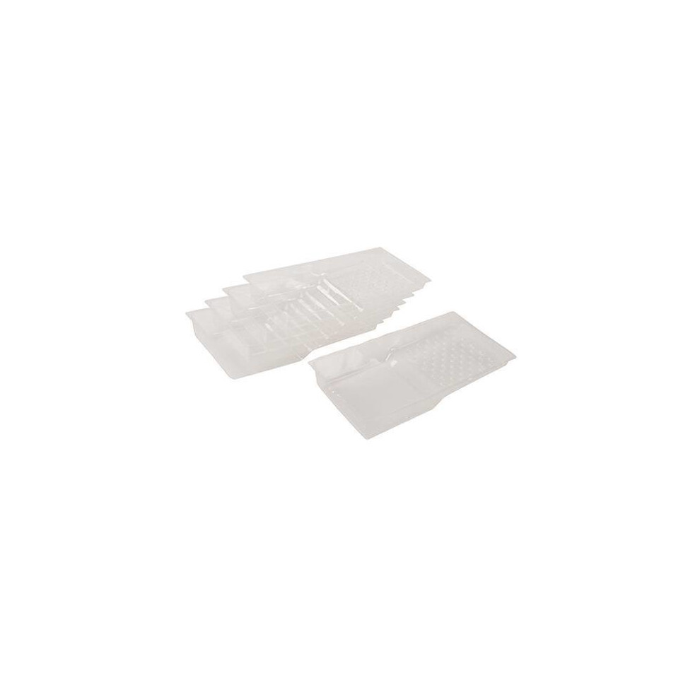 Silverline Disposable Roller Tray Liner 5pk 100mm - Paint 450193 Liners -  roller tray disposable 100mm liner 5pk silverline paint 450193 liners