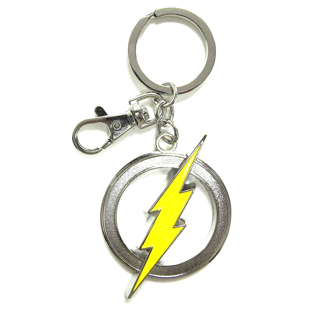 Dc Comics Key Chain - Pewter The Flash Color Logo 45544