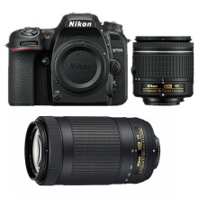 Nikon D7500 + AF-P 18-55mm f/3.5-5.6G VR + AF-P 70-300mm f/4.5-6.3 ED VR DX