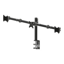 Soporte de Escritorio para Monitor - IIYAMA - 3 Pantallas - 68,6 cm - 30 kg Max - Negro