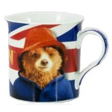 Official Paddington Bear Movie Mug Cup Bone China Licenced Merchandise Union Jack Flag