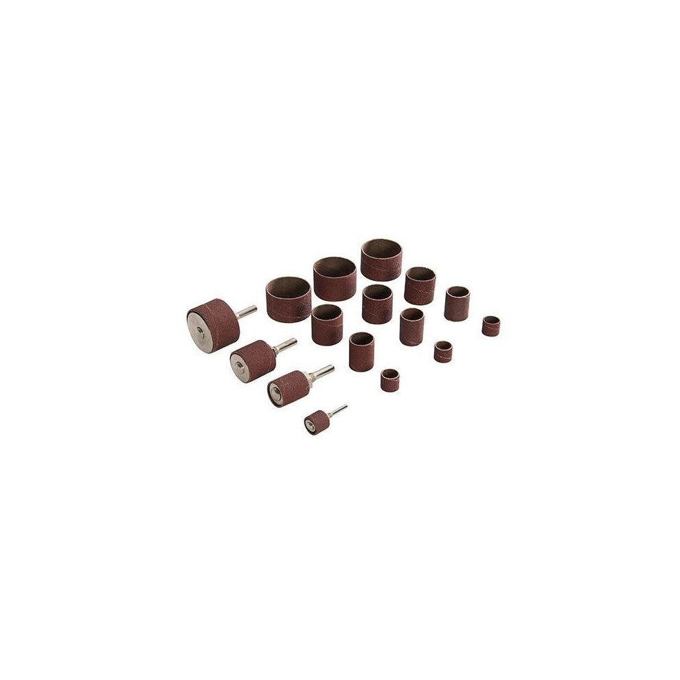 13mm, 19mm, 25mm & 38mm Drum Sanding Kit -  sanding drum kit silverline 381141 20pce 19 25 38mm 13 piece dia diameter 13192538