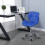 Charles Jacobs (Blue) Charles Jacobs Cushioned Swivel Office Chair 1